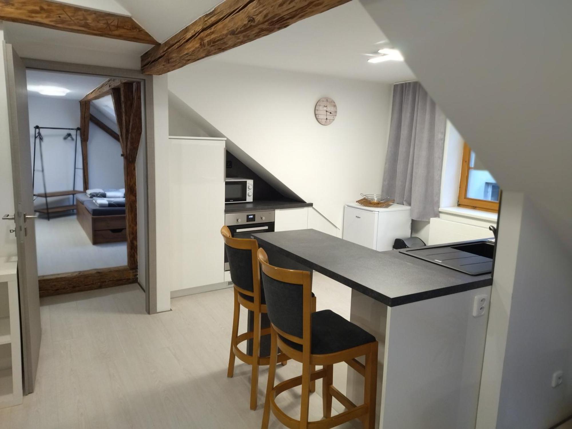 Apartmany S Vyhledem Na Zamek Вимперк Екстериор снимка